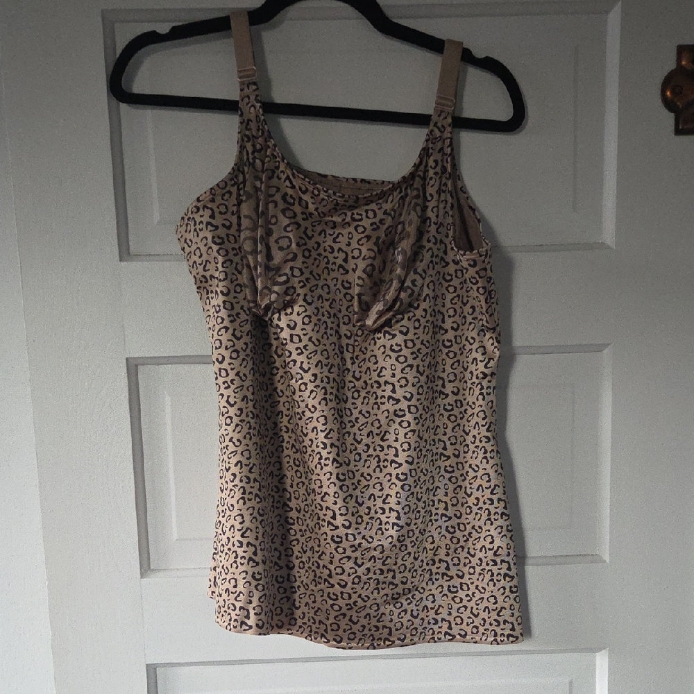 Ruby Ribbon Leopard Print Camisole